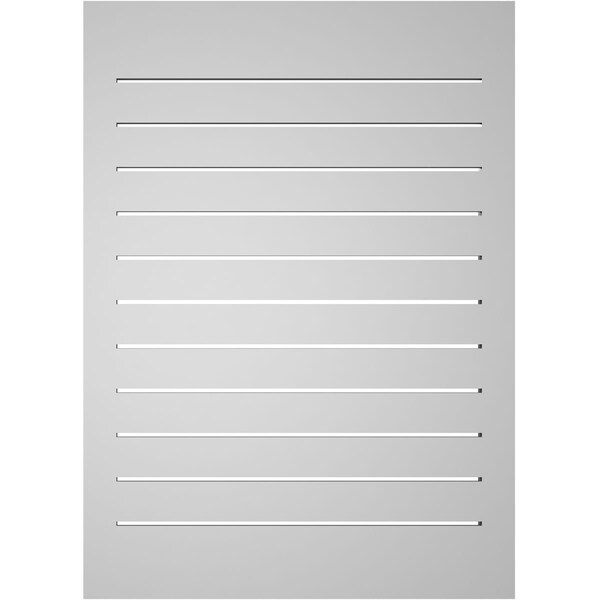 Ekena Millwork Vertical Surface Mount PVC Gable Vent: Functional, w/ 2"W x 1-1/2"P Brickmould Frame, 26"W x 36"H - GVPVE26X3602SF