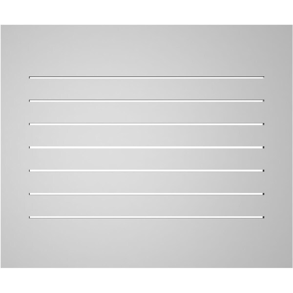 Ekena Millwork Vertical Surface Mount PVC Gable Vent: Functional, w/ 3-1/2"W x 1"P Standard Frame, 36"W x 30"H - GVPVE36X3001SF