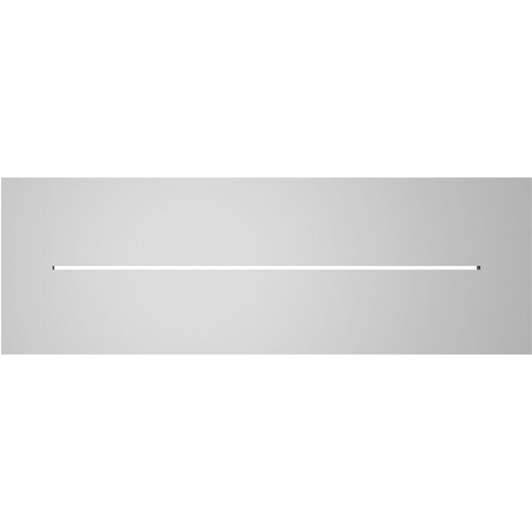 Ekena Millwork Vertical Surface Mount PVC Gable Vent: Functional, w/ 3-1/2"W x 1"P Standard Frame, 36"W x 12"H - GVPVE36X1201SF