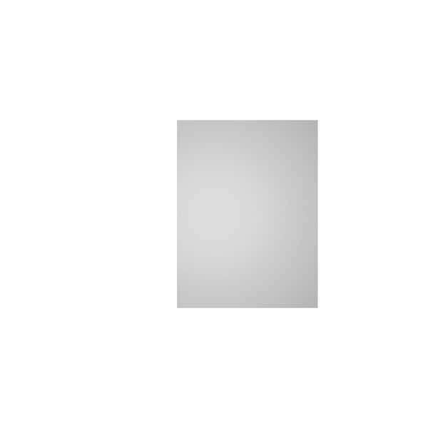 Ekena Millwork Vertical Surface Mount PVC Gable Vnt: Non-Functional, w/2"W x 1-1/2"H, Brickmould Frame, 24"W x 32"H - GVPVE24X3202SN