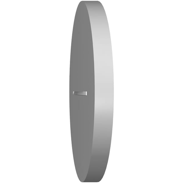 Ekena Millwork Diamond Surface Mount PVC Gable Vent: Non-Functional, w/ 2"W x 1-1/2"P Brickmould Frame, 42"W x 42"H - GVPDI42X4202SN