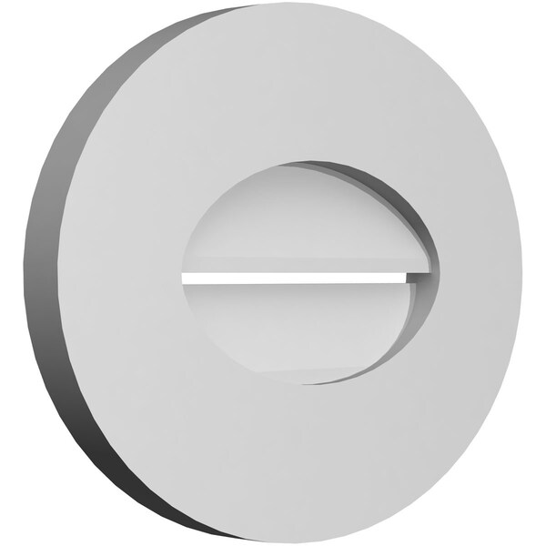 Ekena Millwork Diamond Surface Mount PVC Gable Vent: Non-Functional, w/ 2"W x 1-1/2"P Brickmould Frame, 42"W x 42"H - GVPDI42X4202SN