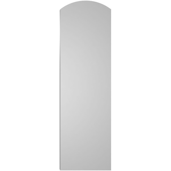 Ekena Millwork Arch Top Surface Mount PVC Gable Vent: Functional, w/ 2"W x 1-1/2"P Brickmould Frame, 12"W x 40"H - GVPAR12X4002SF