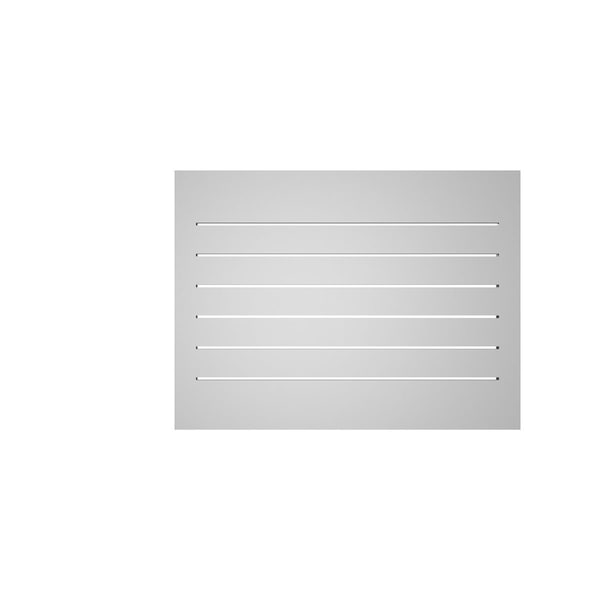 Ekena Millwork Vertical Surface Mount PVC Gable Vent: Functional, w/ 2"W x 1-1/2"P Brickmould Frame, 32"W x 24"H - GVPVE32X2402SF