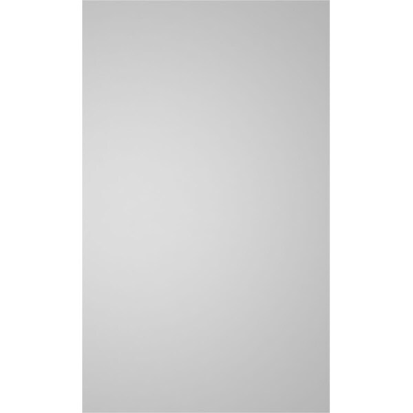 Ekena Millwork Vertical Surface Mount PVC Gable Vnt: Non-Functional, w/2"W x 1-1/2"H, Brickmould Frame, 12"W x 20"H - GVPVE12X2002SN