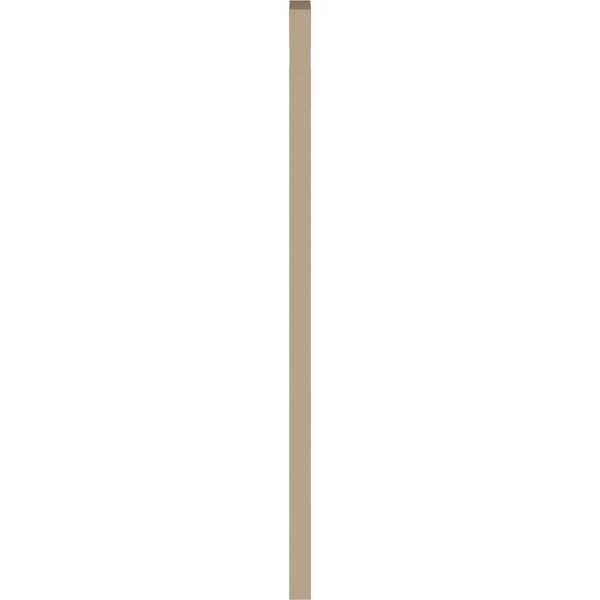Ekena Millwork Timberthane Hand Hewn Arch Top Faux Wood Non-Functional Gable Vent, Primed Tan, 30"W x 45"H - GVURAR30X45DHHPR