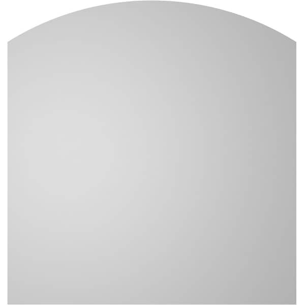 Ekena Millwork Arch Top Surface Mount PVC Gable Vent: Functional, w/ 2"W x 2"P Brickmould Sill Frame, 38"W x 40"H - GVPAR38X4003SF