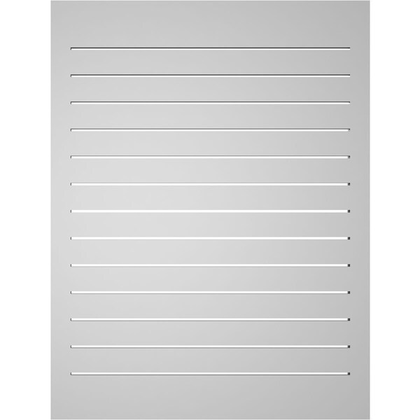 Ekena Millwork Vertical Surface Mount PVC Gable Vent: Functional, w/ 2"W x 2"P Brickmould Sill Frame, 32"W x 42"H - GVPVE32X4203SF