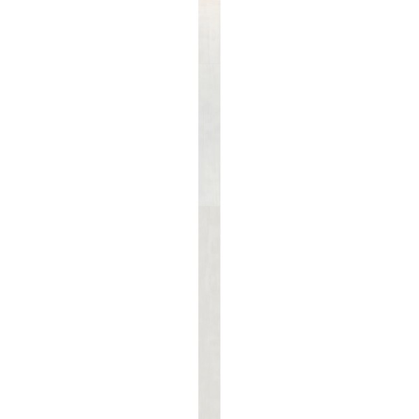 Ekena Millwork Quarter Round Top Left Non-Functional, PVC Gable Vent w/ 1" x 4" Flat Trim Frame, 09"W x 18"H - GVPQL09X1801DUN