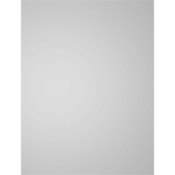 Ekena Millwork Vertical Surface Mount PVC Gable Vent: Non-Functional, w/3-1/2"W x 1"H, Standard Frame, 32"W x 42"H - GVPVE32X4201SN