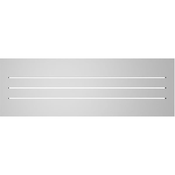 Ekena Millwork Vertical Surface Mount PVC Gable Vent: Functional, w/ 2"W x 2"P Brickmould Sill Frame, 42"W x 14"H - GVPVE42X1403SF