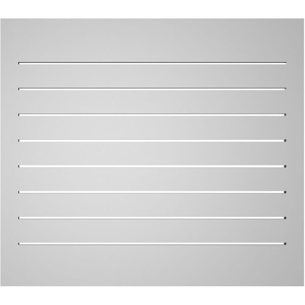 Ekena Millwork Vertical Surface Mount PVC Gable Vent: Functional, w/ 2"W x 1-1/2"P Brickmould Frame, 34"W x 30"H - GVPVE34X3002SF