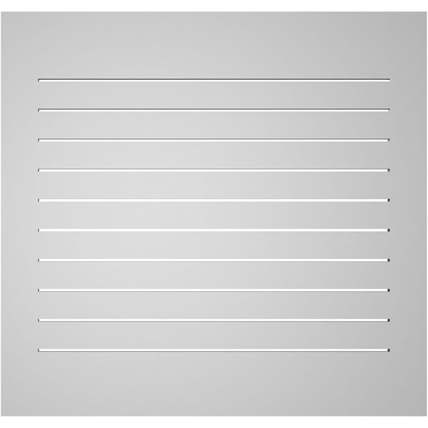 Ekena Millwork Vertical Surface Mount PVC Gable Vent: Functional, w/ 3-1/2"W x 1"P Standard Frame, 40"W x 38"H - GVPVE40X3801SF