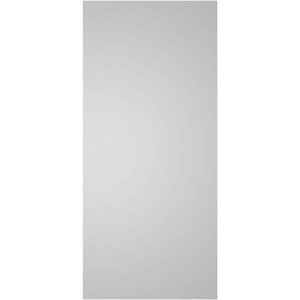 Ekena Millwork Vertical Surface Mount PVC Gable Vnt: Non-Functional, w/2"W x 1-1/2"H, Brickmould Frame, 18"W x 40"H - GVPVE18X4002SN