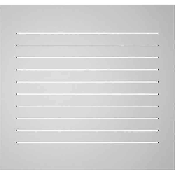 Ekena Millwork Vertical Surface Mount PVC Gable Vent: Functional, w/ 3-1/2"W x 1"P Standard Frame, 38"W x 36"H - GVPVE38X3601SF