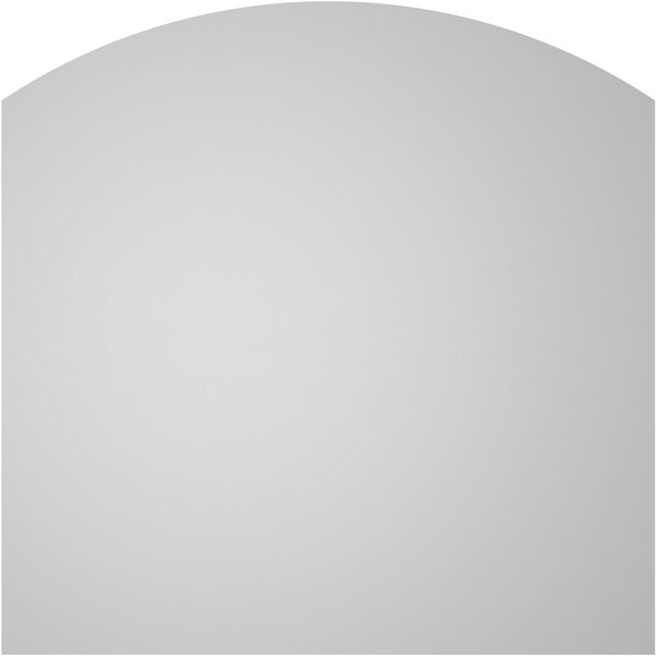 Ekena Millwork Arch Top Surface Mount PVC Gable Vent: Functional, w/ 3-1/2"W x 1"P Standard Frame, 22"W x 22"H - GVPAR22X2201SF
