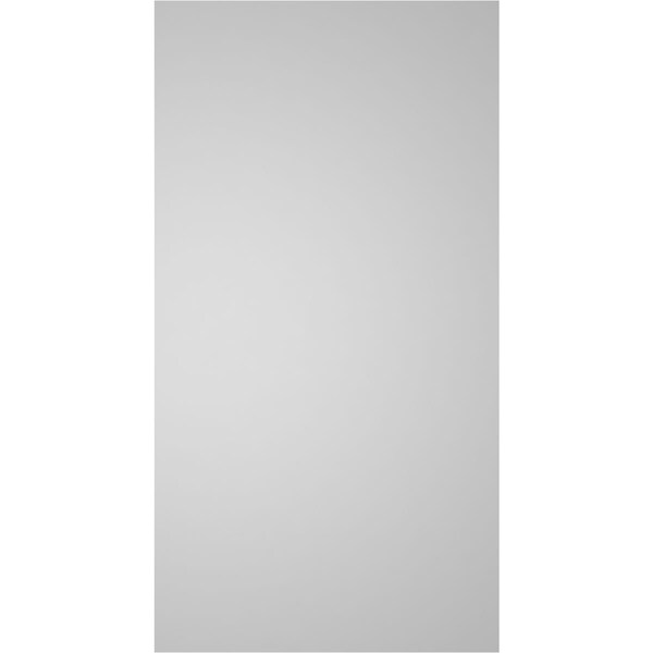 Ekena Millwork Vertical Surface Mount PVC Gable Vent: Non-Functional, w/ 3-1/2"W x 1"P Standard Frame, 18"W x 34"H - GVPVE18X3401SN
