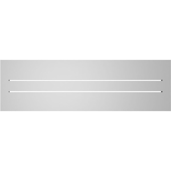 Ekena Millwork Vertical Surface Mount PVC Gable Vent: Functional, w/ 2"W x 1-1/2"P Brickmould Frame, 40"W x 12"H - GVPVE40X1202SF