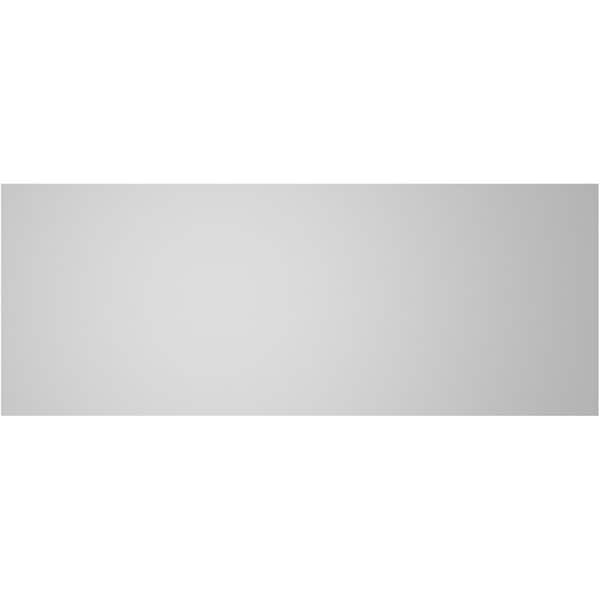 Ekena Millwork Vertical Surface Mount PVC Gable Vent: Non-Functional, w/3-1/2"W x 1"H, Standard Frame, 36"W x 14"H - GVPVE36X1401SN