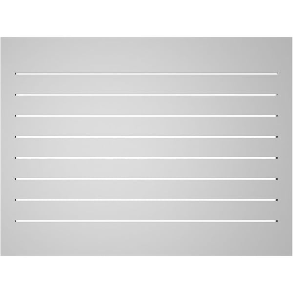Ekena Millwork Vertical Surface Mount PVC Gable Vent: Functional, w/ 2"W x 1-1/2"P Brickmould Frame, 40"W x 30"H - GVPVE40X3002SF