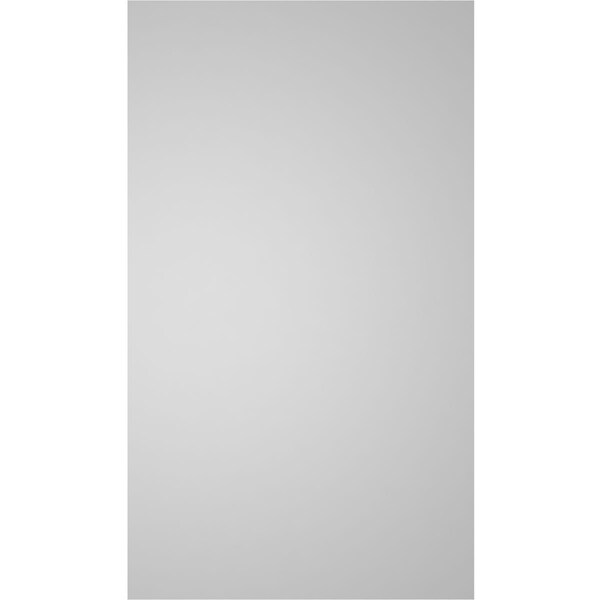 Ekena Millwork Vertical Surface Mount PVC Gable Vnt: Non-Functional, w/2"W x 1-1/2"H, Brickmould Frame, 22"W x 38"H - GVPVE22X3802SN