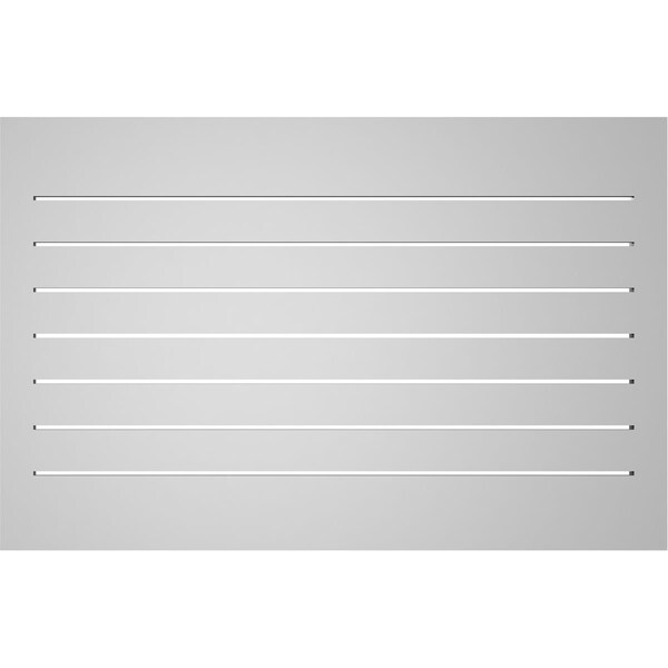 Ekena Millwork Vertical Surface Mount PVC Gable Vent: Functional, w/ 2"W x 2"P Brickmould Sill Frame, 40"W x 26"H - GVPVE40X2603SF