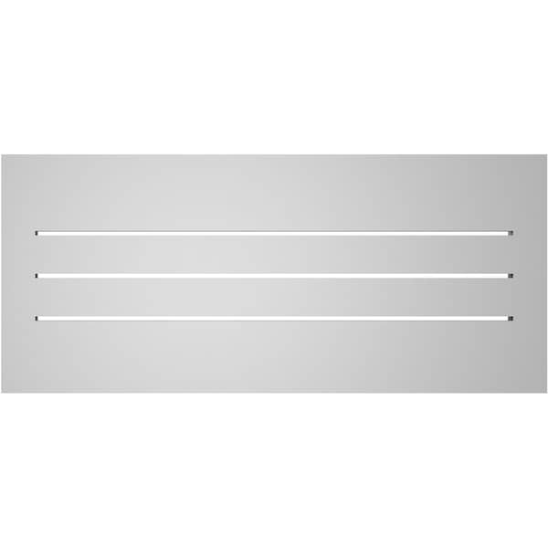 Ekena Millwork Vertical Surface Mount PVC Gable Vent: Functional, w/ 2"W x 1-1/2"P Brickmould Frame, 32"W x 14"H - GVPVE32X1402SF