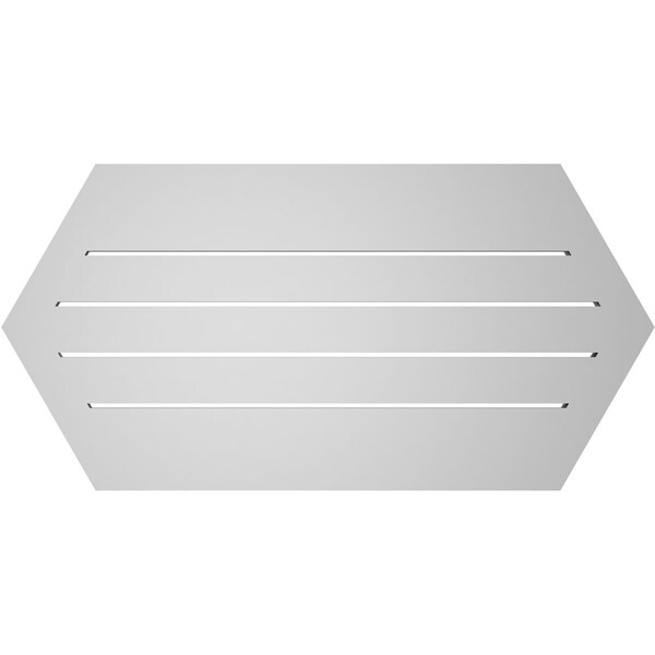 Ekena Millwork Half Round Surface Mount PVC Gable Vent: Functional, w/ 2"W x 2"P Brickmould Sill Frame, 36"W x 18"H - GVPHR36X1803SF
