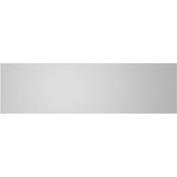 Ekena Millwork Vertical Surface Mount PVC Gable Vent: Non-Functional, w/3-1/2"W x 1"H, Standard Frame, 42"W x 12"H - GVPVE42X1201SN