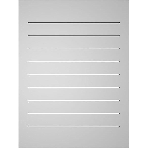 Ekena Millwork Vertical Surface Mount PVC Gable Vent: Functional, w/ 2"W x 2"P Brickmould Sill Frame, 24"W x 32"H - GVPVE24X3203SF