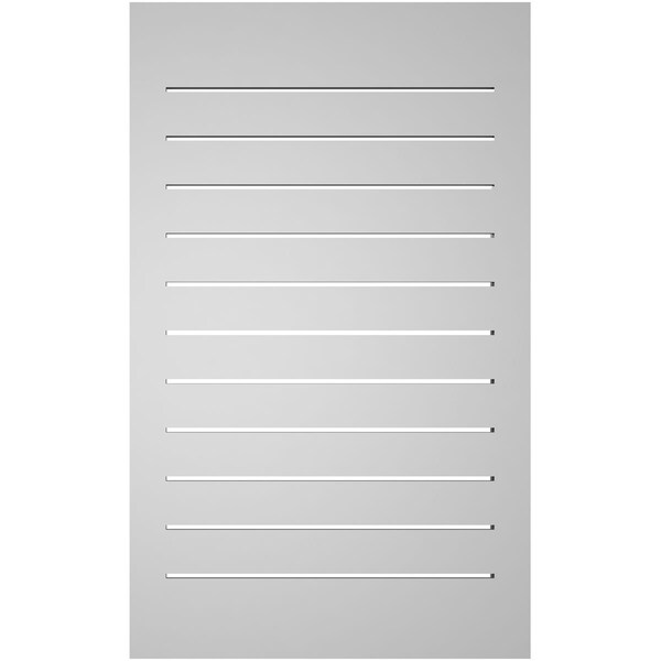 Ekena Millwork Vertical Surface Mount PVC Gable Vent: Functional, w/ 2"W x 1-1/2"P Brickmould Frame, 22"W x 36"H - GVPVE22X3602SF