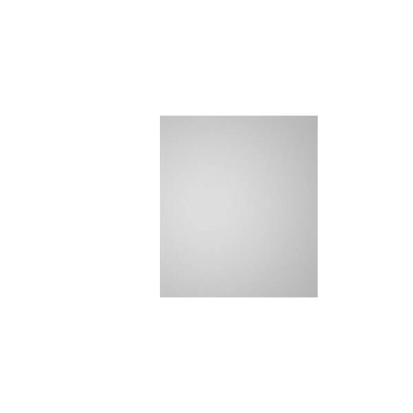 Ekena Millwork Vertical Surface Mount PVC Gable Vnt: Non-Functional, w/2"W x 1-1/2"H, Brickmould Frame, 26"W x 30"H - GVPVE26X3002SN