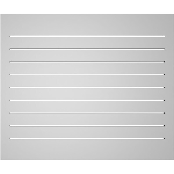 Ekena Millwork Vertical Surface Mount PVC Gable Vent: Functional, w/ 2"W x 2"P Brickmould Sill Frame, 38"W x 32"H - GVPVE38X3203SF