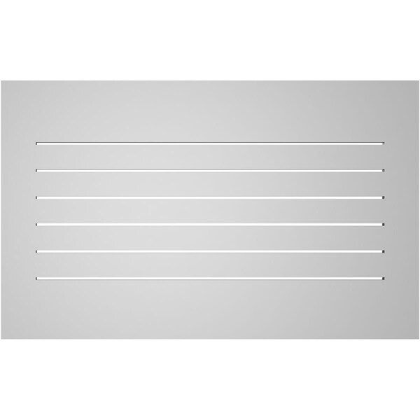 Ekena Millwork Vertical Surface Mount PVC Gable Vent: Functional, w/ 3-1/2"W x 1"P Standard Frame, 42"W x 26"H - GVPVE42X2601SF