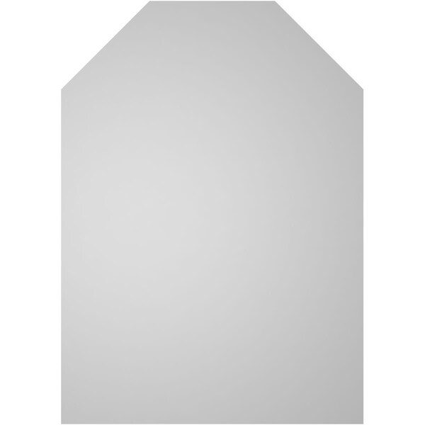 Ekena Millwork Octagonal Top Surface Mount PVC Gable Vent w/ 2"W x 2"P Brickmould Sill Frame, 20"W x 28"H - GVPOT20X2803SN