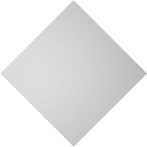Ekena Millwork Diamond Surface Mount PVC Gable Vent: Functional, w/ 2"W x 1-1/2"P Brickmould Frame, 28"W x 28"H - GVPDI28X2802SF
