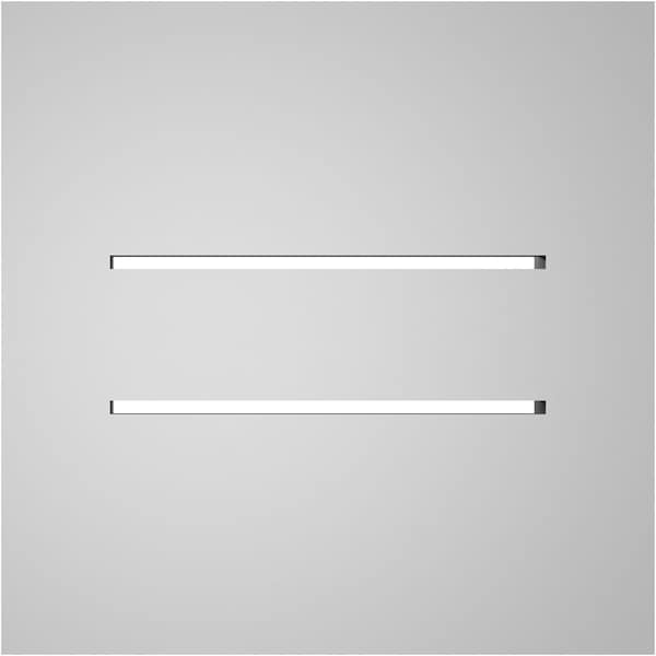 Ekena Millwork Vertical Surface Mount PVC Gable Vent: Functional, w/ 2"W x 2"P Brickmould Sill Frame, 12"W x 12"H - GVPVE12X1203SF