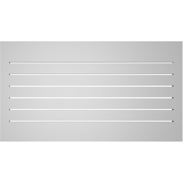 Ekena Millwork Vertical Surface Mount PVC Gable Vent: Functional, w/ 2"W x 1-1/2"P Brickmould Frame, 40"W x 22"H - GVPVE40X2202SF
