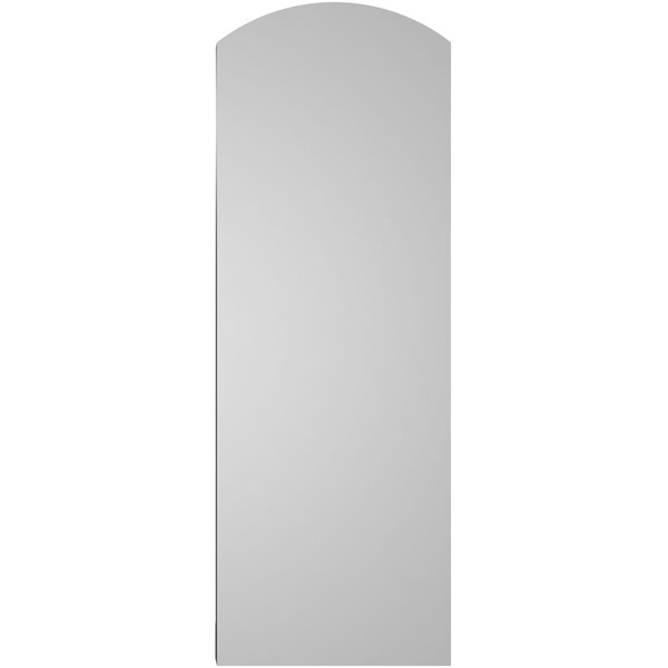 Ekena Millwork Arch Top Surface Mount PVC Gable Vent: Functional, w/ 2"W x 2"P Brickmould Sill Frame, 12"W x 34"H - GVPAR12X3403SF