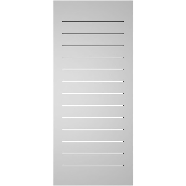 Ekena Millwork Vertical Surface Mount PVC Gable Vent: Functional, w/ 2"W x 2"P Brickmould Sill Frame, 18"W x 42"H - GVPVE18X4203SF