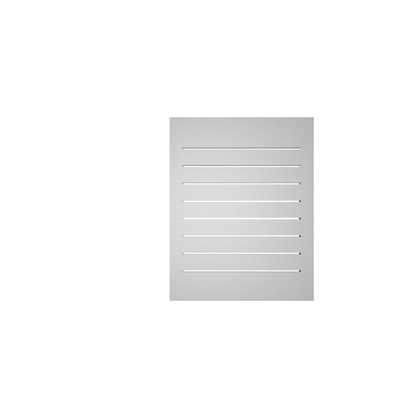 Ekena Millwork Vertical Surface Mount PVC Gable Vent: Functional, w/ 2"W x 1-1/2"P Brickmould Frame, 22"W x 28"H - GVPVE22X2802SF