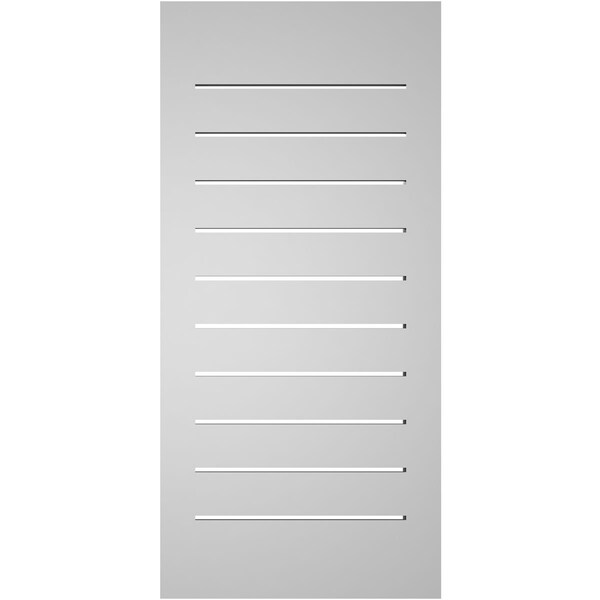 Ekena Millwork Vertical Surface Mount PVC Gable Vent: Functional, w/ 2"W x 2"P Brickmould Sill Frame, 16"W x 34"H - GVPVE16X3403SF