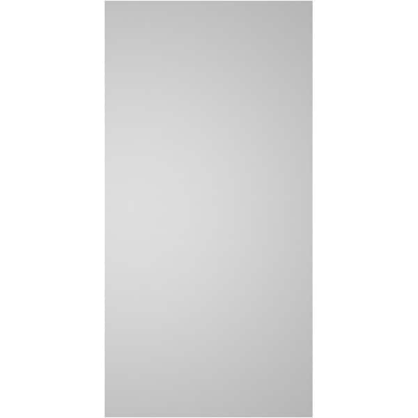 Ekena Millwork Vertical Surface Mount PVC Gable Vent w/ 2"W x 2"H , Brickmould Sill Frame, 16"W x 32"H - GVPVE16X3203SN