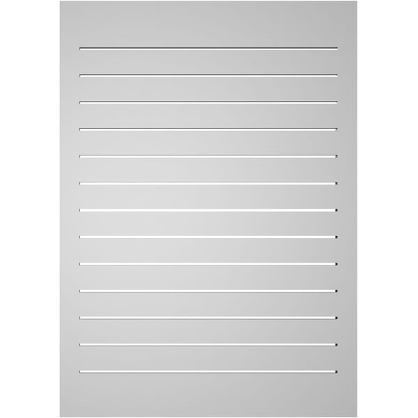 Ekena Millwork Vertical Surface Mount PVC Gable Vent: Functional, w/ 2"W x 2"P Brickmould Sill Frame, 30"W x 42"H - GVPVE30X4203SF