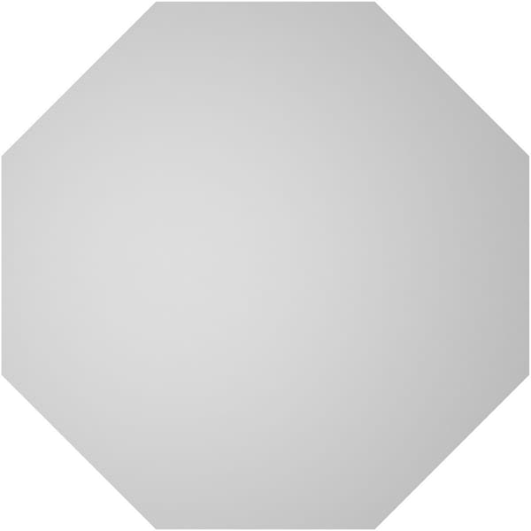 Ekena Millwork Octagonal Surface Mount PVC Gable Vent w/ 2"W x 2"P Brickmould Sill Frame, 22"W x 22"H - GVPOC22X2203SN