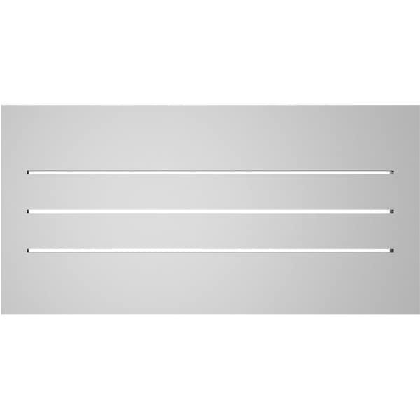 Ekena Millwork Vertical Surface Mount PVC Gable Vent: Functional, w/ 2"W x 2"P Brickmould Sill Frame, 32"W x 16"H - GVPVE32X1603SF