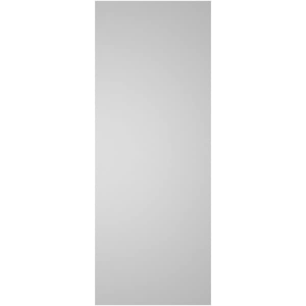 Ekena Millwork Vertical Surface Mount PVC Gable Vent: Non-Functional, w/ 3-1/2"W x 1"P Standard Frame, 16"W x 42"H - GVPVE16X4201SN
