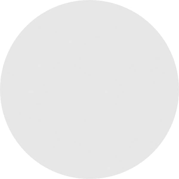 Ekena Millwork Round Surface Mount PVC Gable Vent: Non-Functional, w/ 3-1/2"W x 1"P Standard Frame, 14"W x 14"H - GVPRO14X1401SN