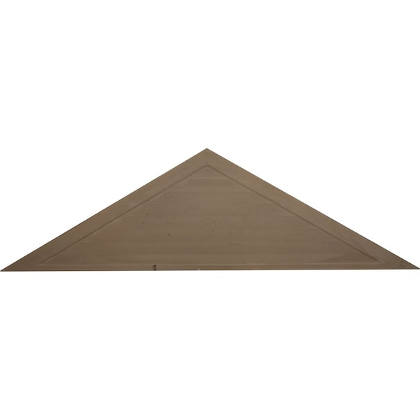 Ekena Millwork Pitch 7/12 Triangle Gable Vent, Non-Functional, 72"W x 21"H x 2 1/4"P - GVTR72X21D