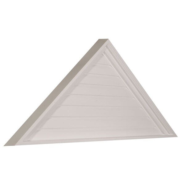 Ekena Millwork Pitch 7/12 Triangle Gable Vent, Non-Functional, 72"W x 21"H x 2 1/4"P - GVTR72X21D